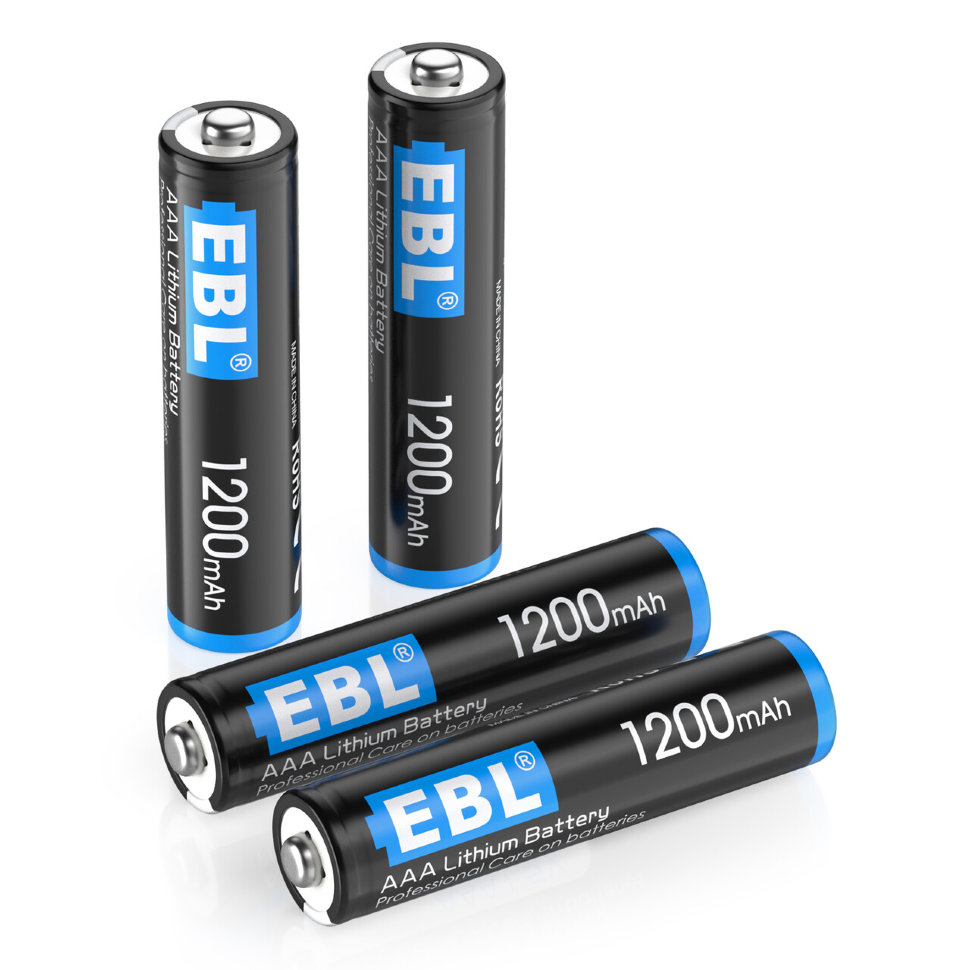 Комплект батареек EBL Lithium AAA 1200mAh (4шт) TB-LF12 - фото 8
