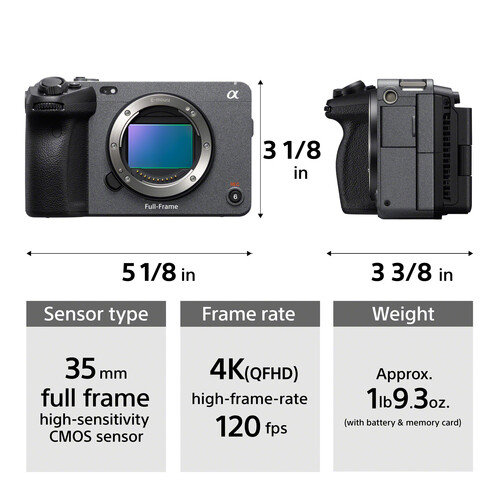 Беззеркальная камера Sony FX3 ILME-FX3 - фото 9