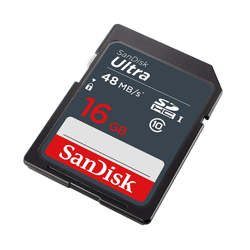 Карта памяти SanDisk Ultra SDHC 16Gb UHS-I U1 Class10 SDSDUNB-016G-GN3IN - фото 2