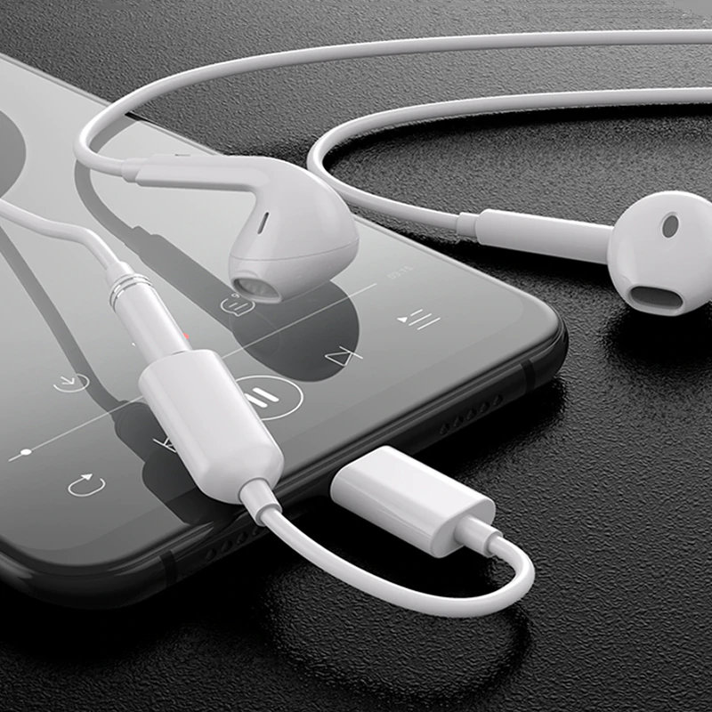 Аудио переходник Xiaomi Mi Type-C to 3.5 mm Headphone Adapter Белый SJV4091TY