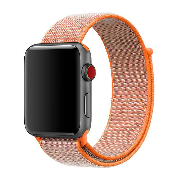 Ремешок Special case Nylon Sport для Apple Watch 38/40 мм Оранжевый 