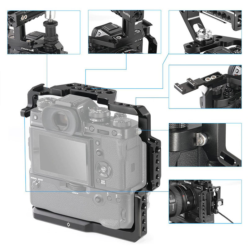 Клетка для Fujifilm X-T3 SmallRig Cage for Fujifilm X-T3 with Battery Grip 2229 - фото 5