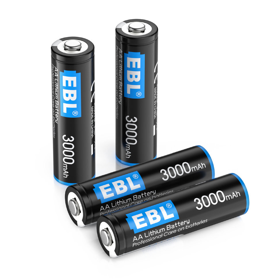 Комплект батареек EBL Lithium AA 3000mAh (4шт) TB-LF30 - фото 7