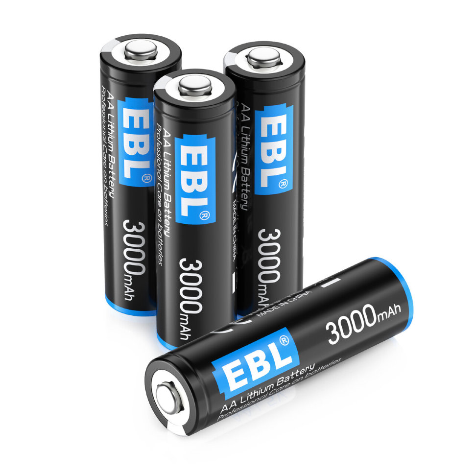 Комплект батареек EBL Lithium AA 3000mAh (4шт) TB-LF30 - фото 8