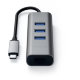 Хаб Satechi Type-C 2-IN-1 USB HUB With Ethernet Серый - Изображение 202130