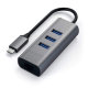 Хаб Satechi Type-C 2-IN-1 USB HUB With Ethernet Серый - Изображение 202131