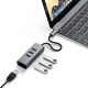 Хаб Satechi Type-C 2-IN-1 USB HUB With Ethernet Серый - Изображение 202132