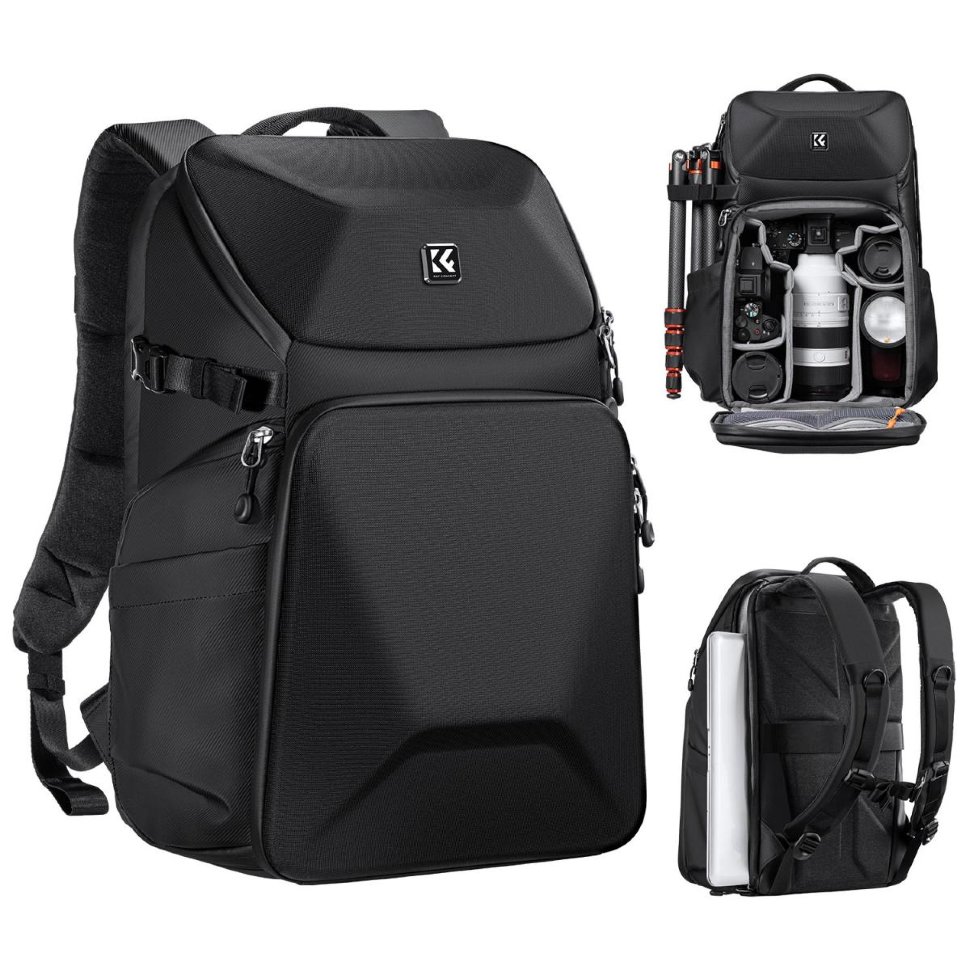 Рюкзак K&F Concept Beta 20L Чёрный KF13.144 открытый рюкзак мужчины и женщины летний лагерь сумка износостойкая оксфордская ткань альпинизм студенческая сумка