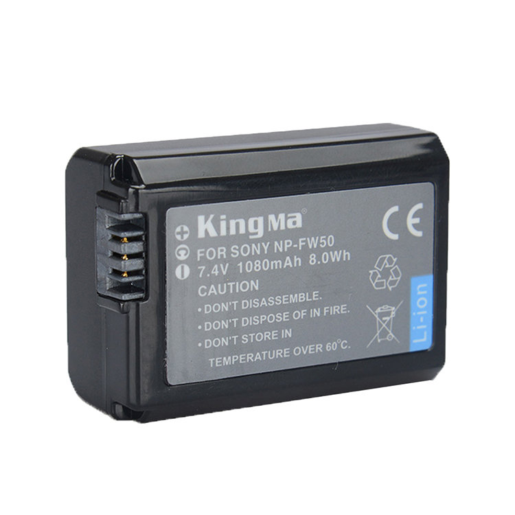 Аккумулятор KingMa NP-FW50 1080mAh аккумулятор для фотоаппарата panasonic dmw bcg10 dmw bcg10e