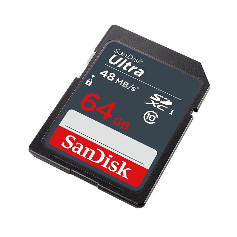 Карта памяти SanDisk Ultra SDXC 64Gb UHS-I U1 Class10 SDSDUNB-064G-GN3IN - фото 1