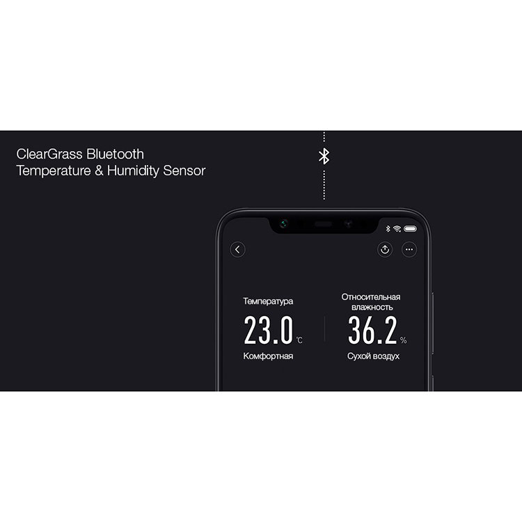 Метеостанция Xiaomi ClearGrass Bluetooth Thermometer CGG1 - фото 5