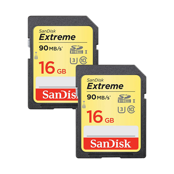 Карта памяти SanDisk Extreme SDHC 16Gb UHS-I U3 SDSDXNE-016G-GNCIN