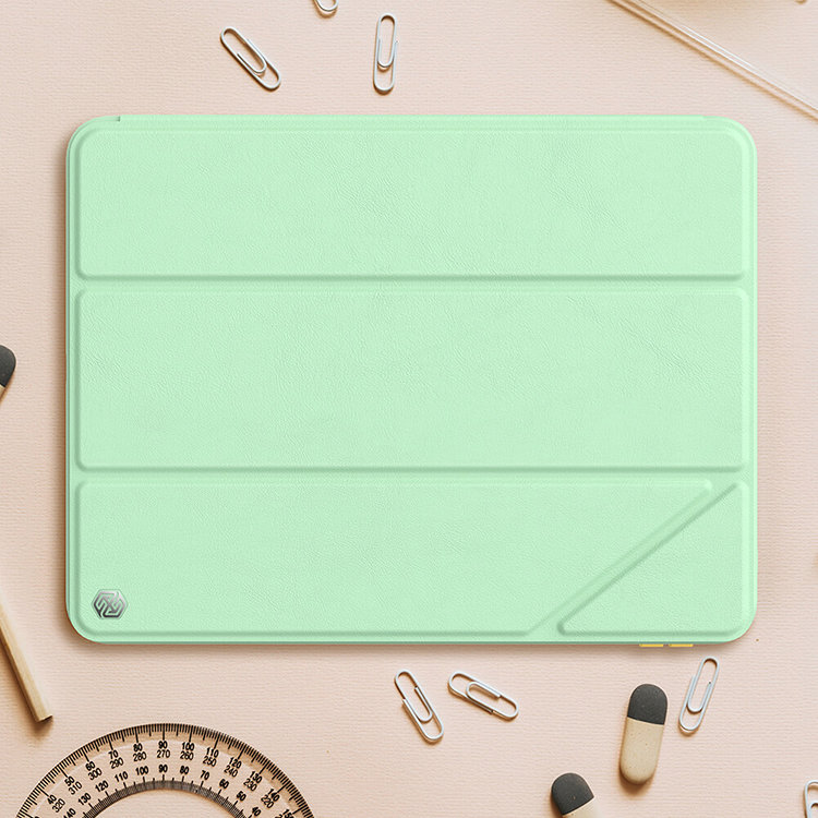 Чехол Nillkin Bevel для iPad Pro 11 2020/2021 Зелёный Bevel Leather Case Apple iPad Pro 11 2020/2021 Mat чехол zibelino для apple ipad 2020 2019 10 2 tablet с магнитом paints zt ipad 10 2 pnt