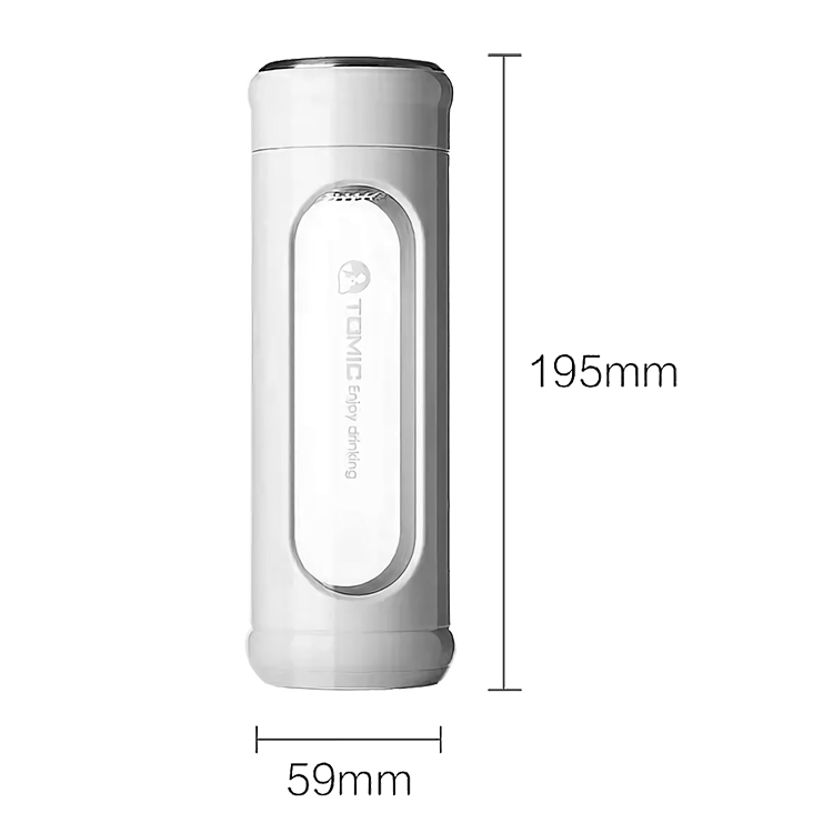 Термос Xiaomi TOMIC Creative Plastic Cup 350ml Белый TG8200207 - фото 4