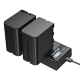 2 аккумулятора + зарядное устройство Powerextra NP-F970 (micro USB) - Изображение 111034