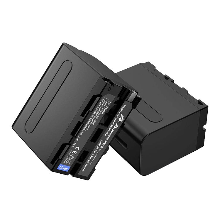 2 аккумулятора + зарядное устройство Powerextra NP-F970 (micro USB) SN-F970LCD-B - фото 3