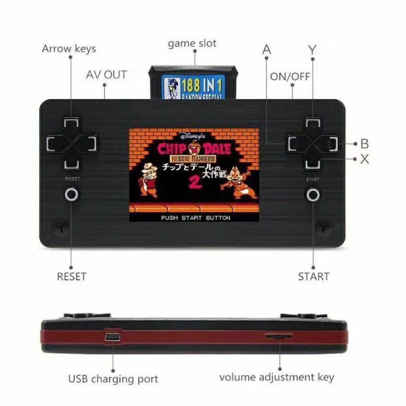 Игровая консоль PMP Station Light 6000 Чёрная портативная игровая консоль nintendo switch oled heg s raaaa mario red edition