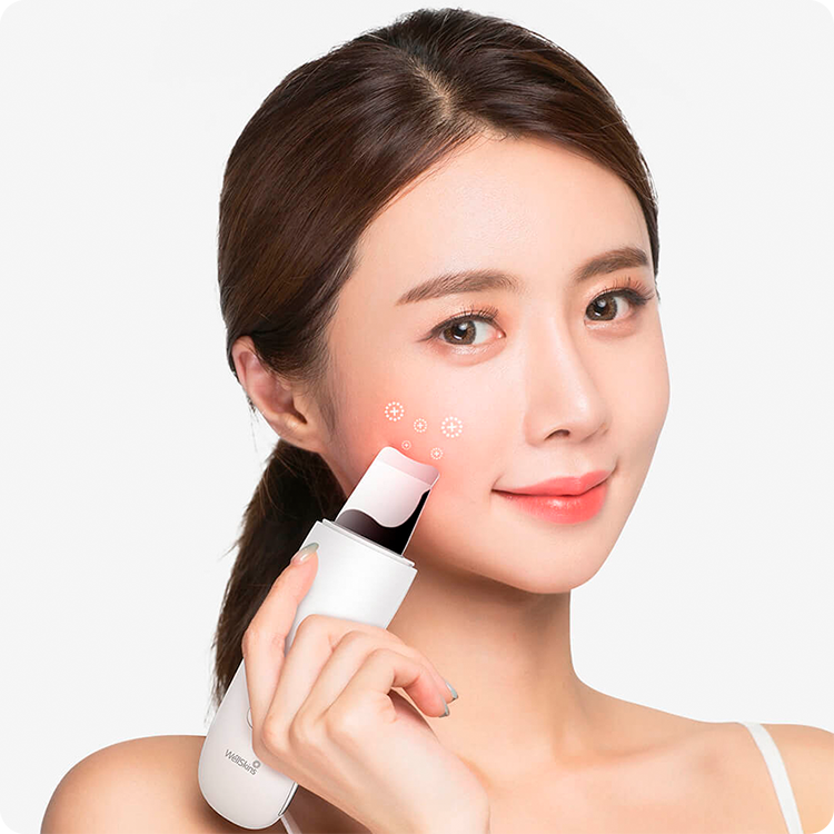 Аппарат для ультразвуковой чистки лица Xiaomi WellSkins Ultrasonic Skin Scrubber WX-CJ101 - фото 1