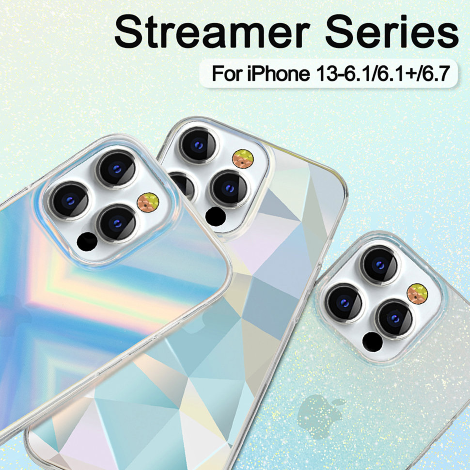 Чехол Kingxbar Streamer для iPhone 13 Lattice Kingxbar IP 13 6.1 - фото 2