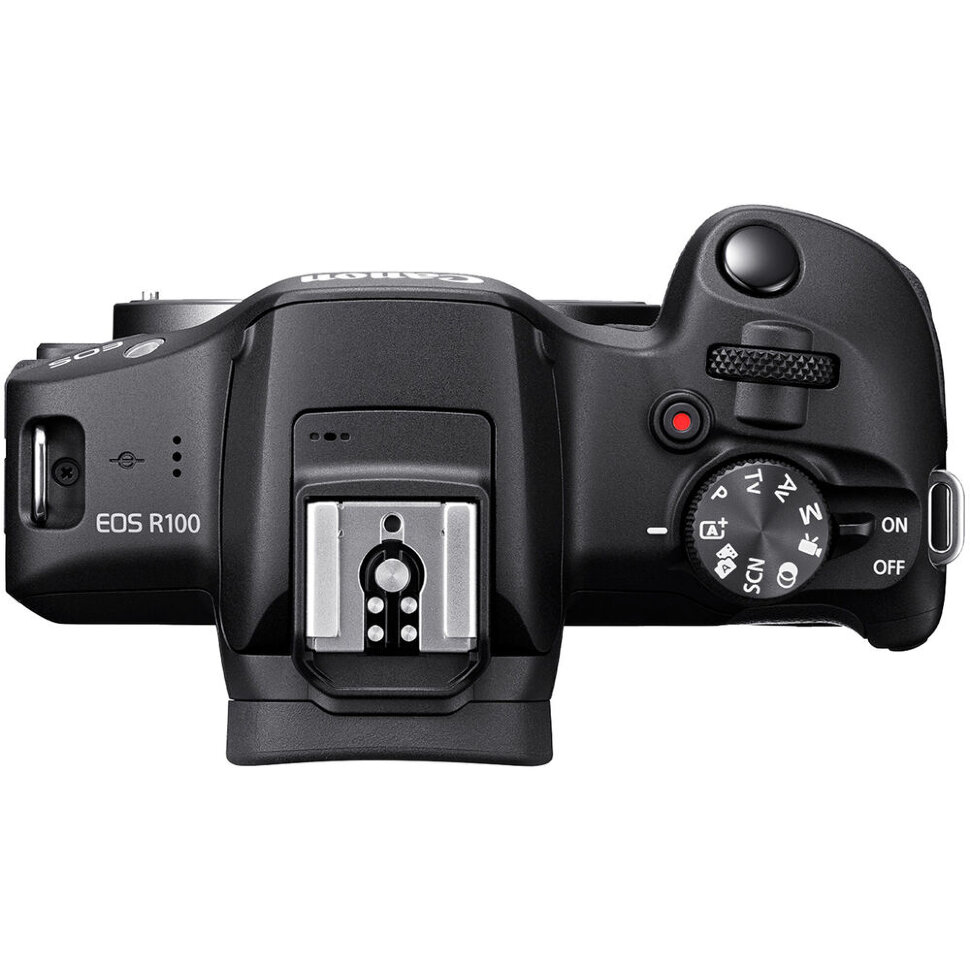 Беззеркальная камера Canon EOS R100 Kit (+ RF-S 18-45mm f/4.5-6.3 IS STM) 6052C012 беззеркальная камера fujifilm x t5 xf 16 80mm f 4 r ois wr чёрная