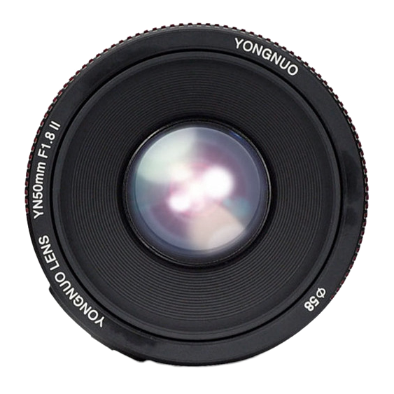 Объектив Yongnuo YN50mm F1.8 II для Canon Чёрный YN50mm F1.8 II/C - фото 2