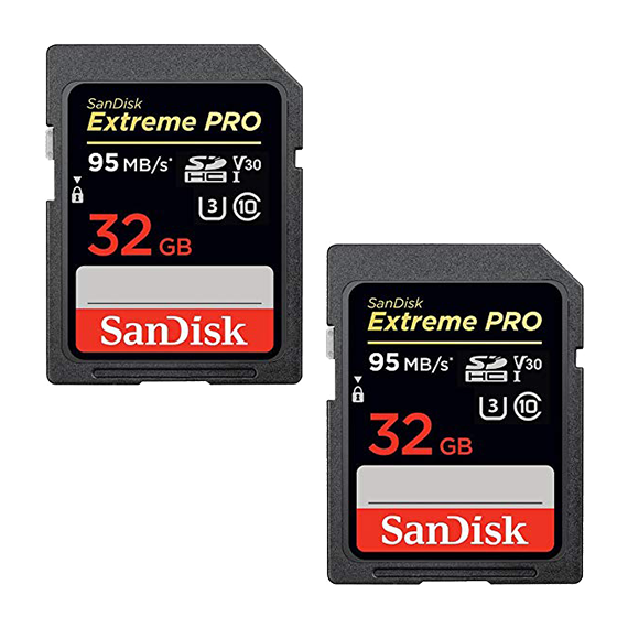Карта памяти SanDisk Extreme Pro SDHC 32Gb UHS-I U3 SDSDXXG-032G-GN4IN - фото 1