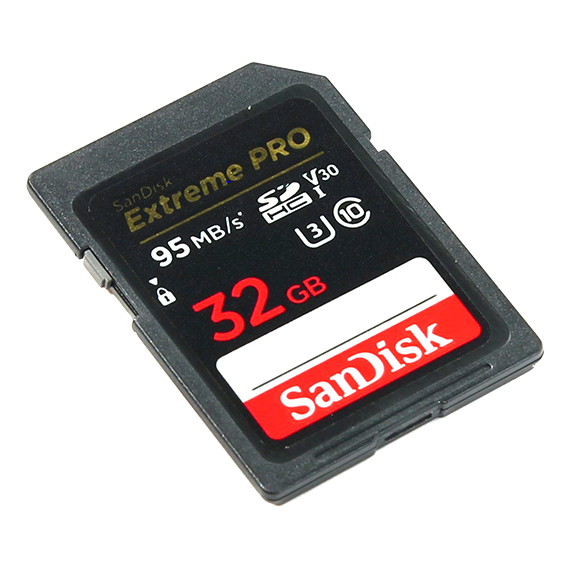 Карта памяти SanDisk Extreme Pro SDHC 32Gb UHS-I U3 SDSDXXG-032G-GN4IN - фото 2