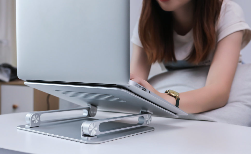 Подставка для ноутбука Nillkin ProDesk Adjustable Laptop Stand Серая - фото 4