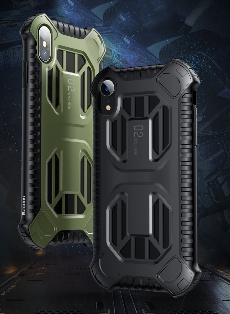 Чехол Baseus Cold front cooling Case для iPhone Xs Зеленый WIAPIPH58-LF06 - фото 4