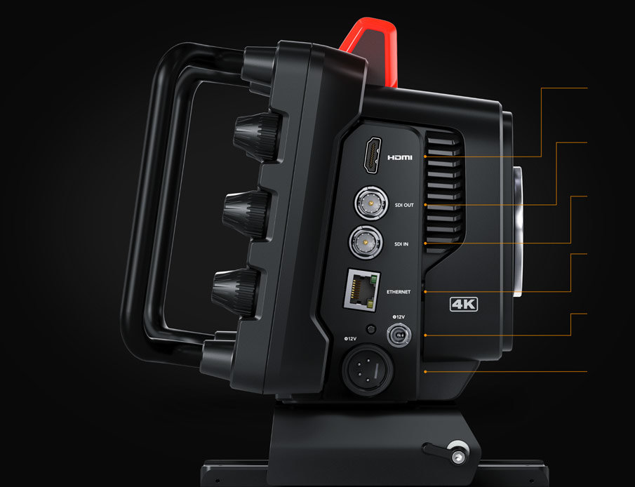 Кинокамера Blackmagic Studio Camera 4K Pro CINSTUDMFT/G24PDF - фото 9