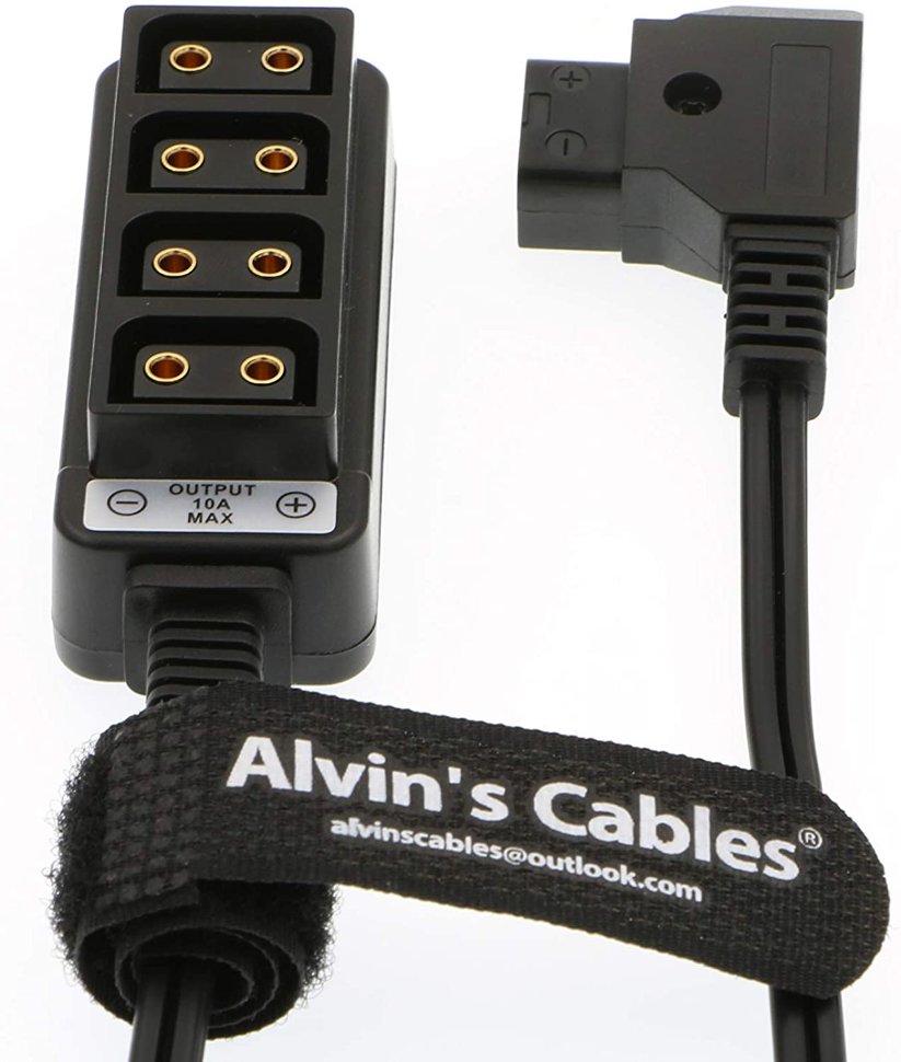 Разветвитель Alvin's Cables D-TAP на 4 порта D-TAP (гибкий кабель) B07ZD4DSVB - фото 2
