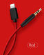 AUX кабель Baseus L33 Lightning+3.5 mm - 3.5mm 120 см Красный - Изображение 90257
