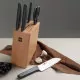 Набор ножей HuoHou HU0057 Fire Kitchen Steel Knife Set с подставкой (6 предметов) - Изображение 140308