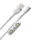 Кабель Baseus Zinc Magnetic USB - Micro USB+Lightning+Type-C 5А 1м Белый - Изображение 146449