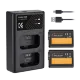 2 аккумулятора NP-FW50 + зарядное устройство K&F Concept KF28.0015 - Изображение 237020