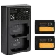 2 аккумулятора NP-FZ100 + зарядное устройство K&F Concept KF28.0016 - Изображение 237087