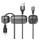 Держатель для проводов Baseus Cross Peas Cable Clip Черный - Изображение 61044