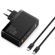 Сетевой адаптер Baseus GaN5 Pro 140W Чёрный (+кабель Type-C 1м) - Изображение 215061