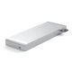 Хаб Satechi Type-C Pass-through USB HUB для Macbook 12" Серебро - Изображение 202207